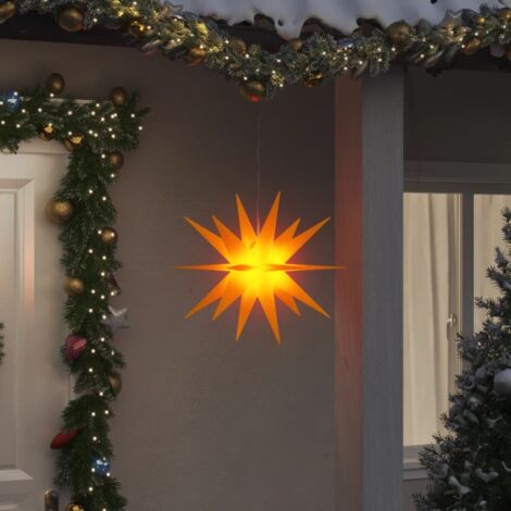 Lumière de Noël avec LED pliable jaune 43 cm