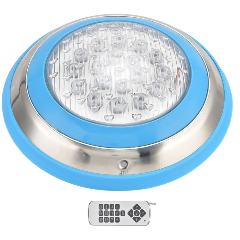 Lumière de piscine LED Simming, lumière sous-marine, AC12V, RGB, haute puissance, télécommande à 18 touches, lumière Submersible (12W-1200LM)