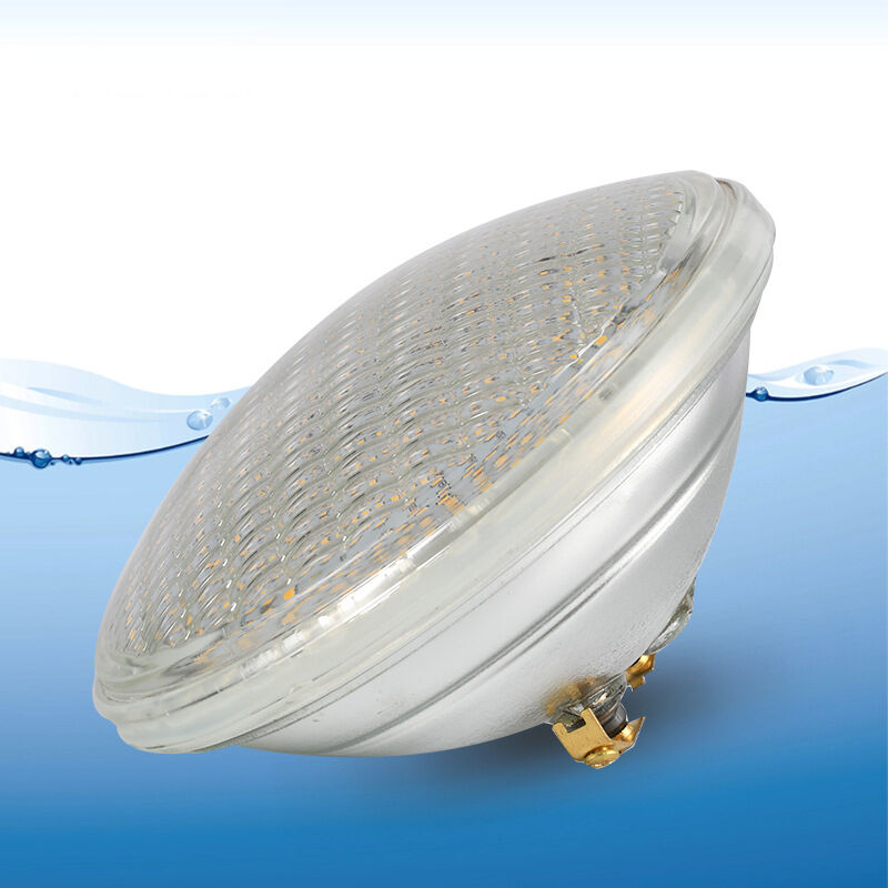 Lumière de piscine sous-marine led ampoule par56 ac/dc 12 v matériau en verre épais étanche IP68 lumière blanche [Classe énergétique f]