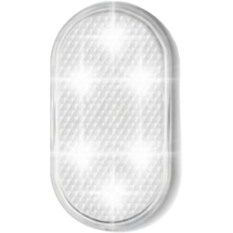 Lumière de plafond LED compacte pour voiture avec commande tactile, charge USB, lampe de lecture blanche, mini plafonnier de véhicule rechargeable. (160 caractères)
