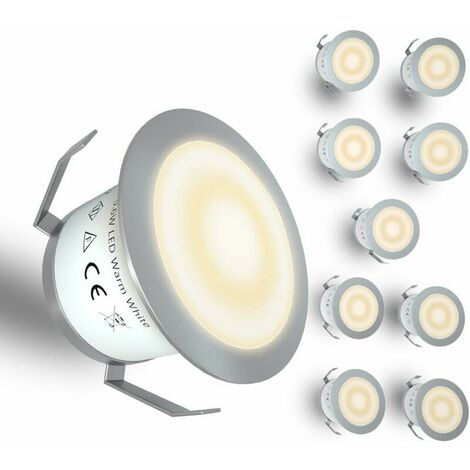 Lumière de pont à LED basse tension - Kit d'éclairage de pont à LED encastré, lampe enterrée extérieure à escalier pour patio de jardin, décor de paysage de plancher en bois, étanche IP67, 12V