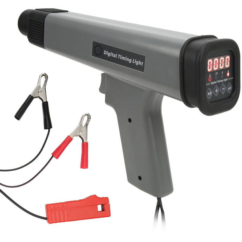 Jeffergarden - Lumière de synchronisation de moteur numérique, stroboscope inductif, allumage 12V pour voiture moto Marine