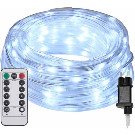 Lumière en corde avec 120 LED Blanc froid 5 m PVC CFW688117