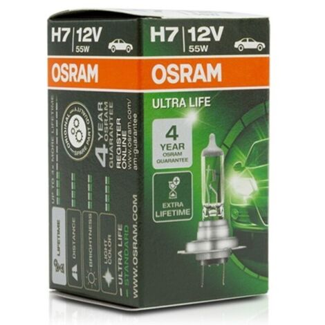 Lumiere halogene H7 64210ULT 55W 12V PX26D