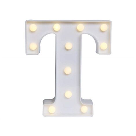 Lumière LED Alphabet 26 Lettres Chiffres Cœurs Symboles Amour pour Mariage Décoration Maison Fête Bar