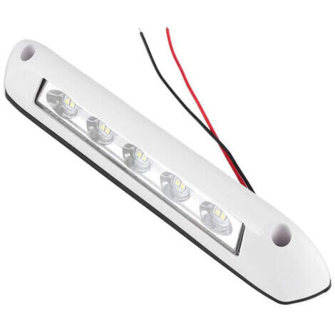 Lumière LED extérieur camping-car 8W, étanche 12V/24V pour auvent, porche et bar, ABS