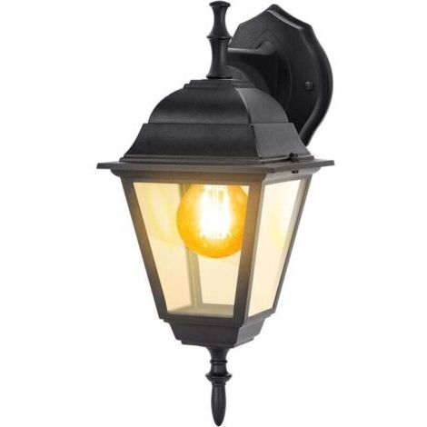 Lumière murale extérieure E27, étanche IP44 – idéale pour jardin, balcons, auvents, couloirs, design rétro B (ampoules non comprises).