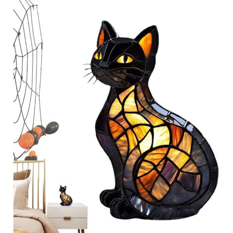 Lumière Nuit Animaux - Lampe de Nuit LED Chat Décor Animal