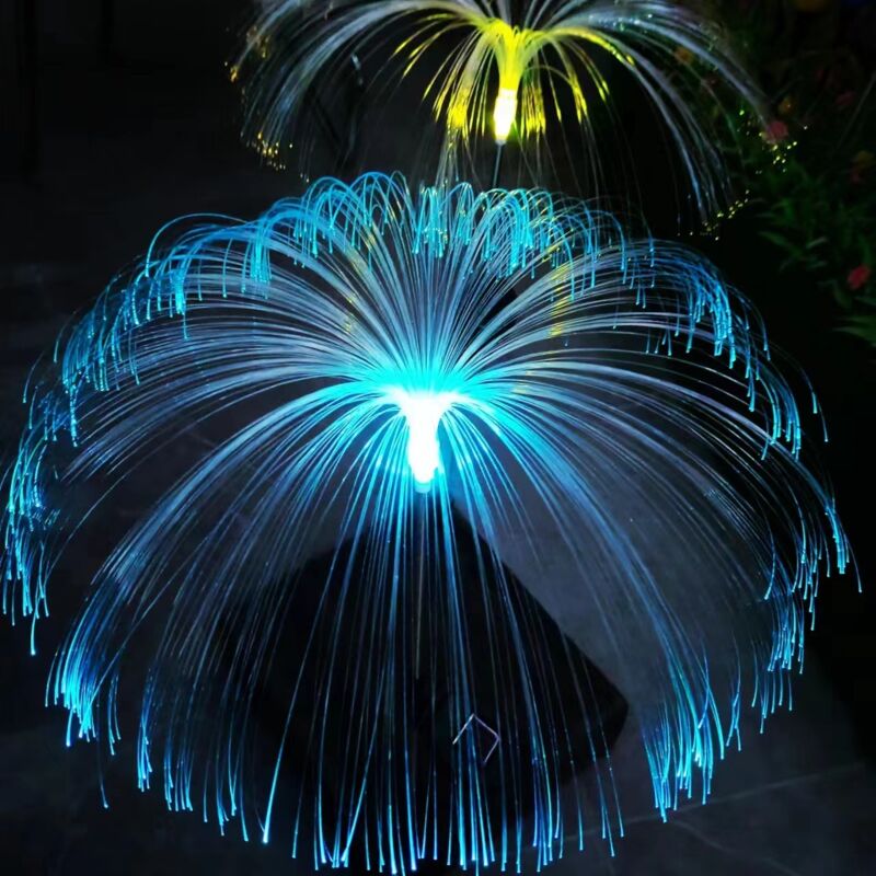 Lumière Solaire Extérieur, 4 Pièces Lampe Solaire Jardin Étanche 7 Couleurs Changeantes Lampes Solaires Lumière Décoratives pour Mariage, Noël,