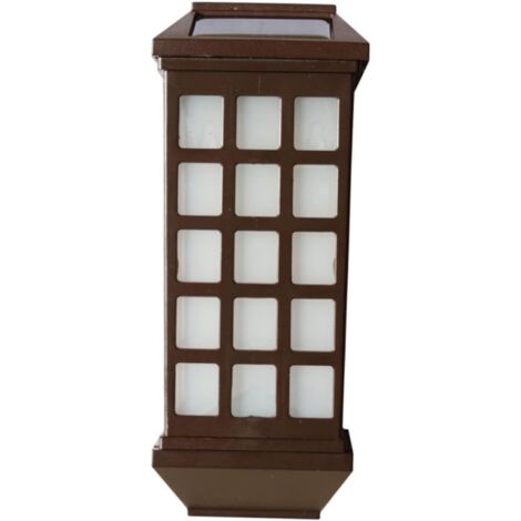 Lumière Solaire Exterieur Murale Applique Solaire Style Fenêtre Allongée