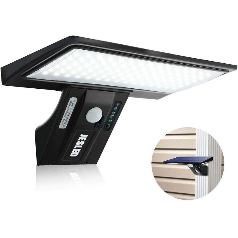 Lumière solaire extérieure 90 LED capteur de mouvement solaire lumière de sécurité solaire étanche 2600mAh USB chargeant l'applique murale extérieure