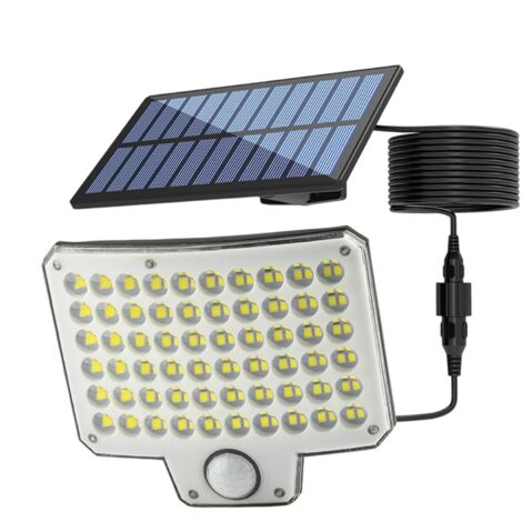 Lumière Solaire Murale pour Extérieur Détecteur de Mouvement Applique à Énergie Solaire Décoration Extérieure Éclatante pour Allée Jardin et Entrée
