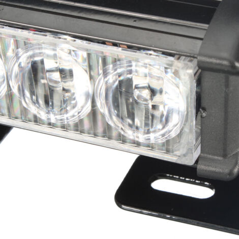 Lumière stroboscopique, 2 pièces une à deux LED voyant d'avertissement stroboscopique d'urgence voyant d'avertissement flash d'urgence 12 V General Motors camion remorque (rouge)