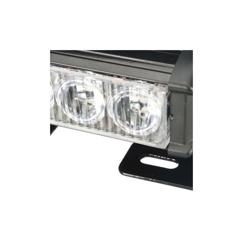 Start - Lumière stroboscopique, 2Pcs 4LED Lumière d'avertissement stroboscopique d'urgence Lumière d'avertissement clignotante d'urgence 12 v gm