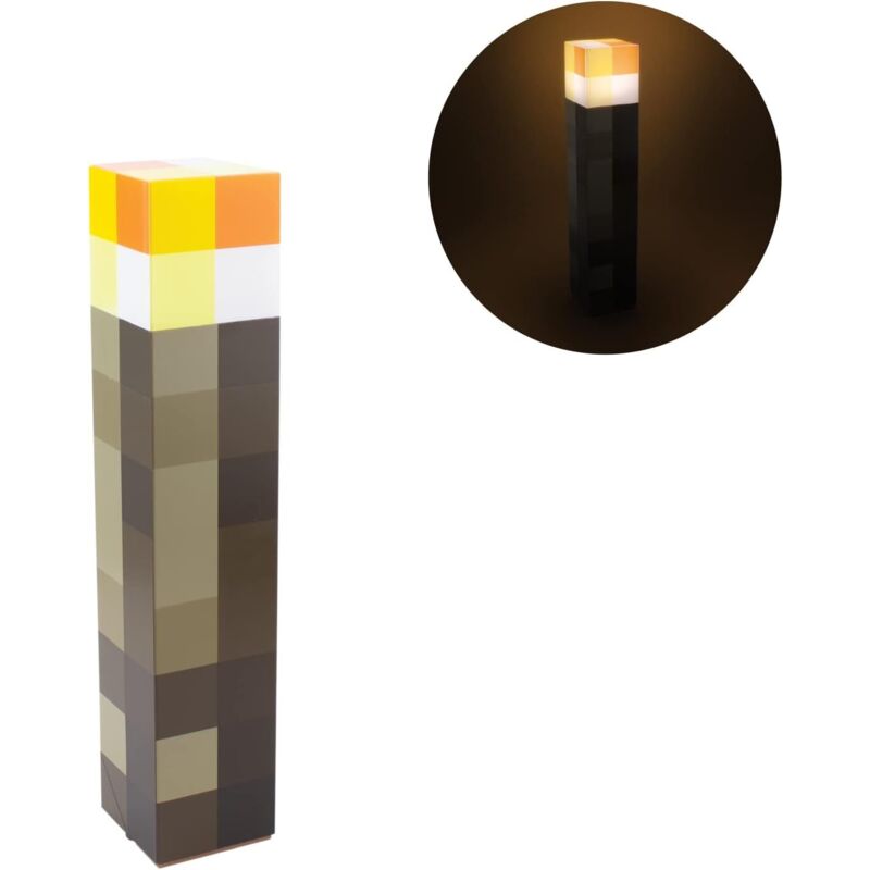 Lumière torche - Officiellement licencié, 3 modes d'éclairage, Fonctionne à piles, Cadeau pour gamers