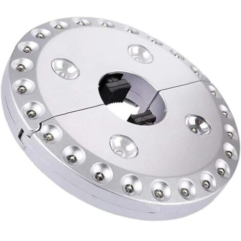 Lumières de camping, lampes de parasol sans fil à LED 3 niveaux de variateur de diaporama sans fil avec 28 LED super brillante pour le camping de jardin de patio