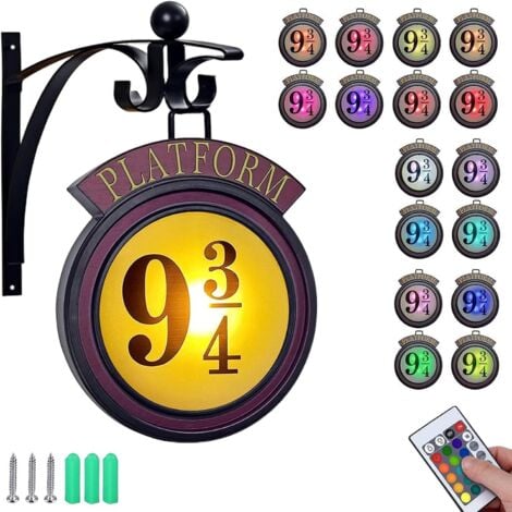 ANKON Lumières de Nuit Murales de Personnage de Film, Lumières de Nuit de 9 3/4, Lumières de Nuit Murales Suspendues D'enfants, Décoration de Salon, Décoration de Chambre D'enfant 20cm