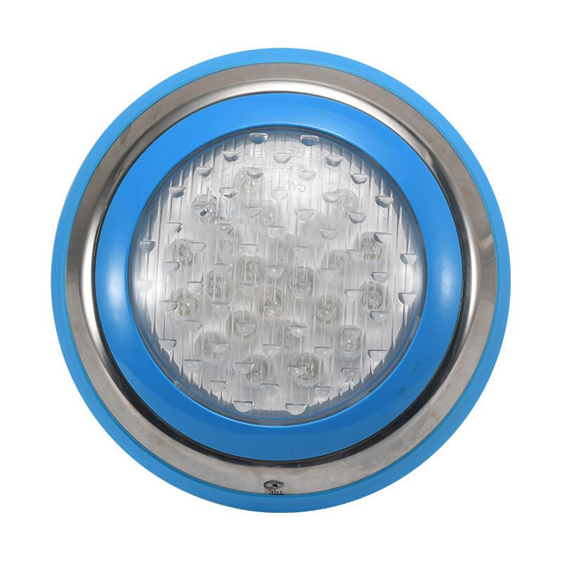Lumières de piscine à LED, lumière blanche submersible, lumières d'étang pour la décoration d'étang de piscine (18 W), lumières sous-marines