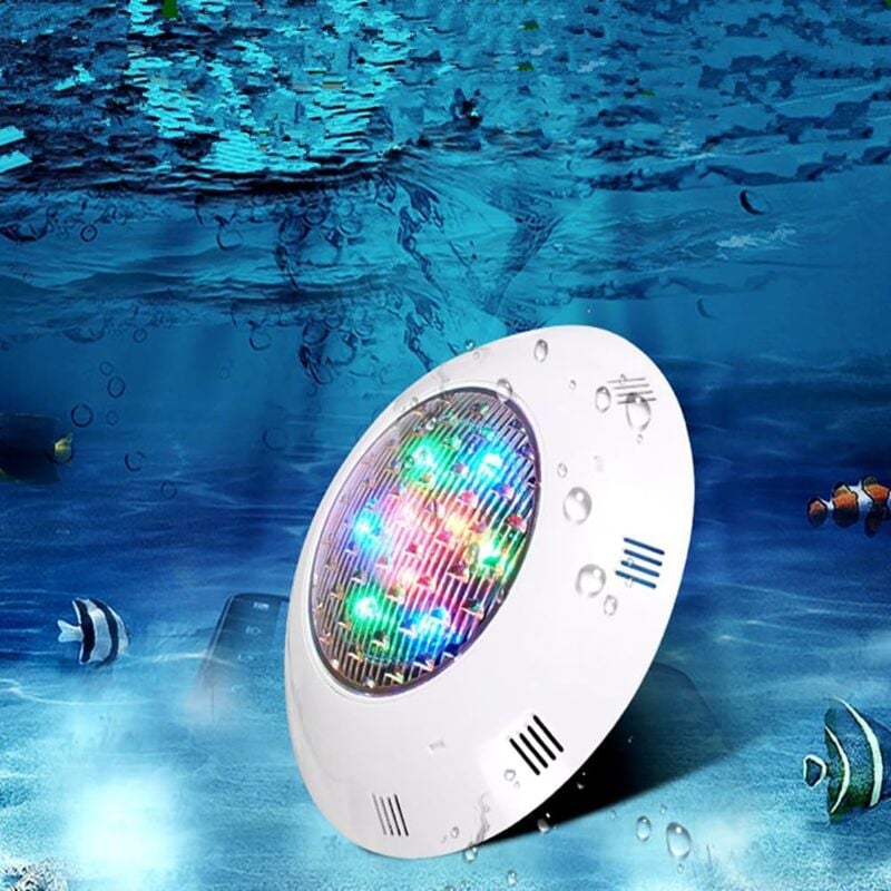 Lumières de piscine sous-marines à LED, lumières de fontaine d'éclairage de piscine RVB étanches, lumières de piscine submersibles, éclairage d'étang