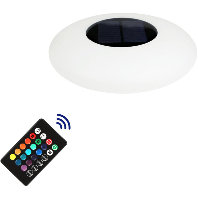 Lumières flottantes de piscine, lumières solaires de jardin imperméables avec 16 lumières LED à couleur changeante pour cour, piscine