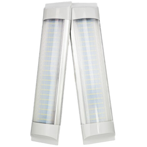 Lumières intéries à LED pour voiture, barre lumineuse intérie à LED de 11 pouces - pour camion, camping-car, camping-car (lot de 2)