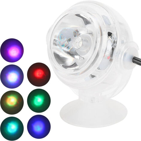 Lumières LED colorées pour aquarium
