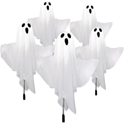 Lumières LED Fantôme d'halloween Solaires - Luminaire Solaire Halloween