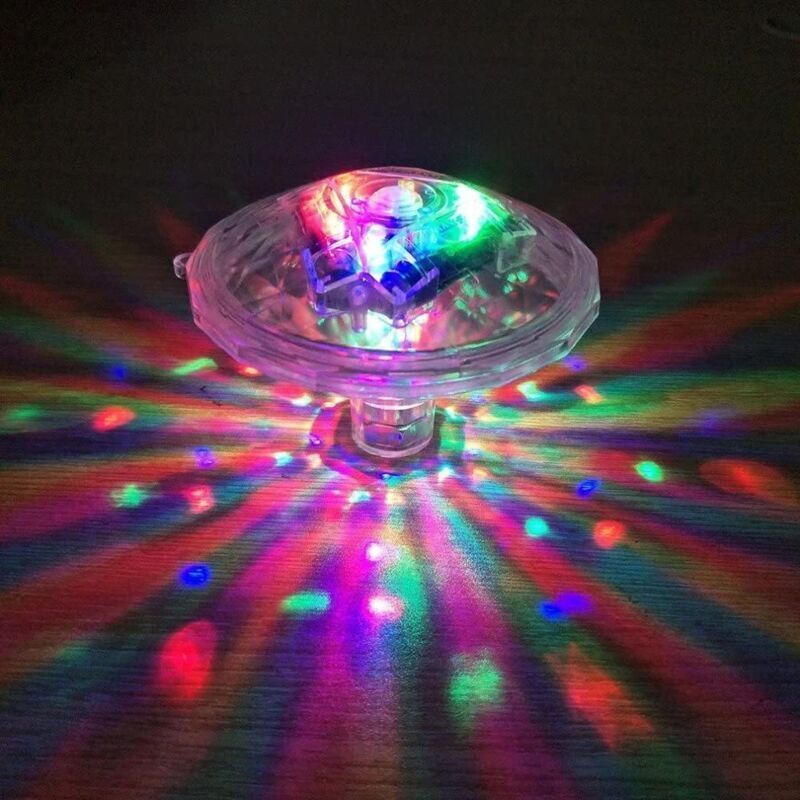 VURAHOME - Lumières LED flottantes, lumière disco étanche, lampe décorative pour le bain, les étangs, les fêtes de piscine