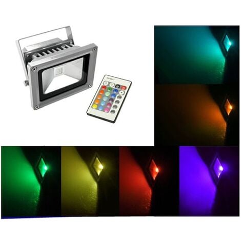 HOUSECURITY LUMIÈRE DE JARDIN À LED RGB POUR EXTÉRIEUR 10/20/30/50/100W-30Watts