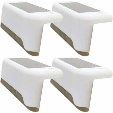Lumières Solaires [Lot de 4] - Lumières Blanches à Énergie Solaire.