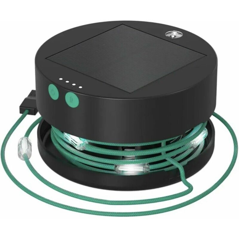 Lumières solaires rechargeables extérieures camping lumières de camping éclairage étanche lumières led guirlandes solaires