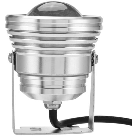 Lumières Sous-Marines RGB 10W 9 LED 5730 12V Coque Argent
