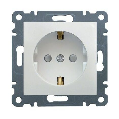 Lumina 2P + TT Steckdosensockel polarweiß WL1060