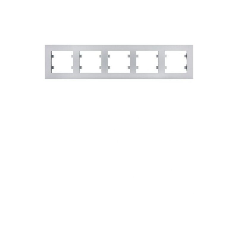 

Lumina intense | Marco 5 elementos horizontal plata WL5752