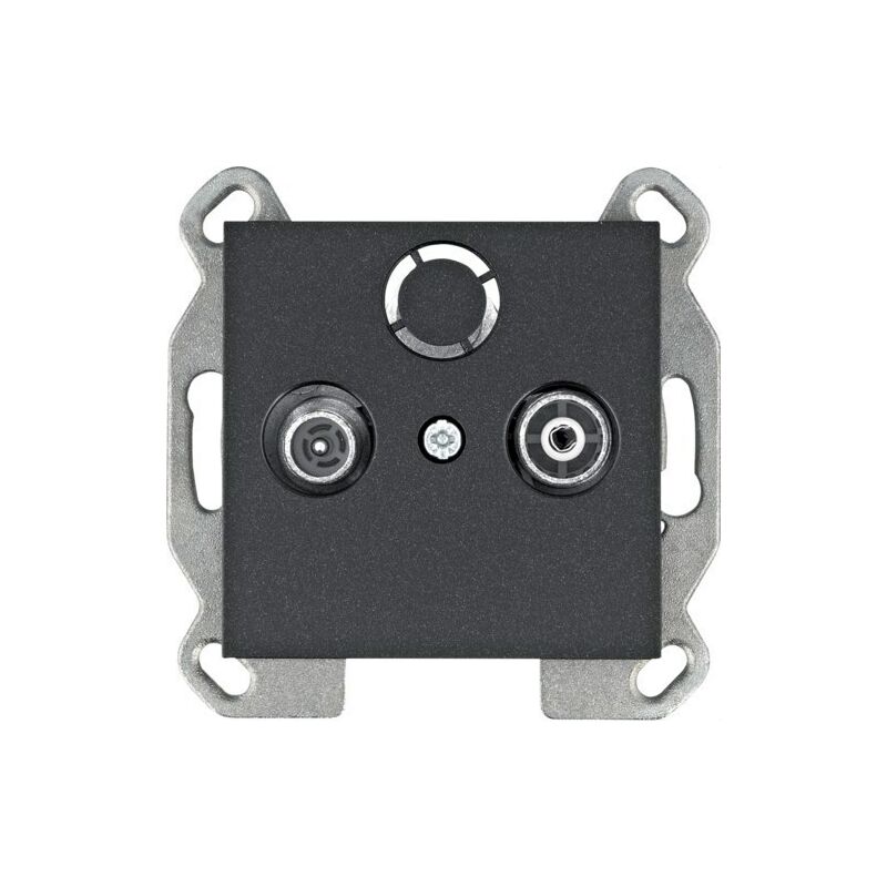 

Lumina | Toma RTV de paso negro WL3023
