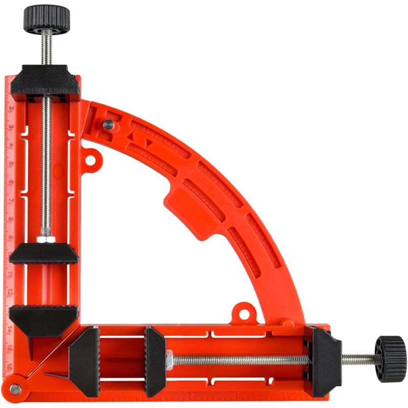 Luminaire à angle droit, luminaire à angle mobile multi-angle, luminaire à bois réglable de 30 à 90 degrés (rouge)