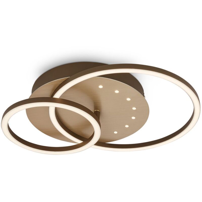 Briloner - Luminaire à led avec led dots,brun-or,LED/26W Briloner - Luminaire à led avec led dots,brun-or,LED/26W