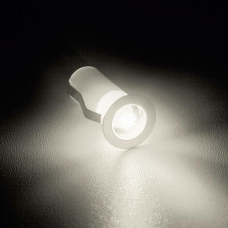 Luminaire à LED encastrable LED intégrée Brilliant Cosa 15 G03090/75 blanc chaud 1.5 W acier inoxydable jeu de 10