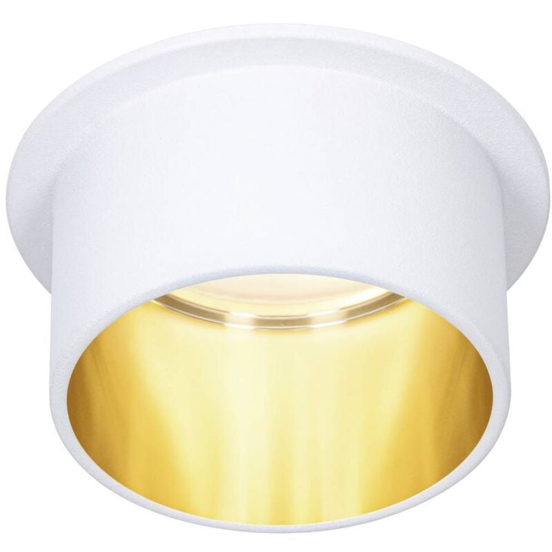 93380 Luminaire à led encastrable led led intégrée 6.5 w blanc mat, or - Paulmann