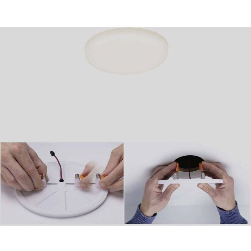 92387 eb Panel Veluna VariFit Luminaire à led encastrable 4.50 w satin - Paulmann