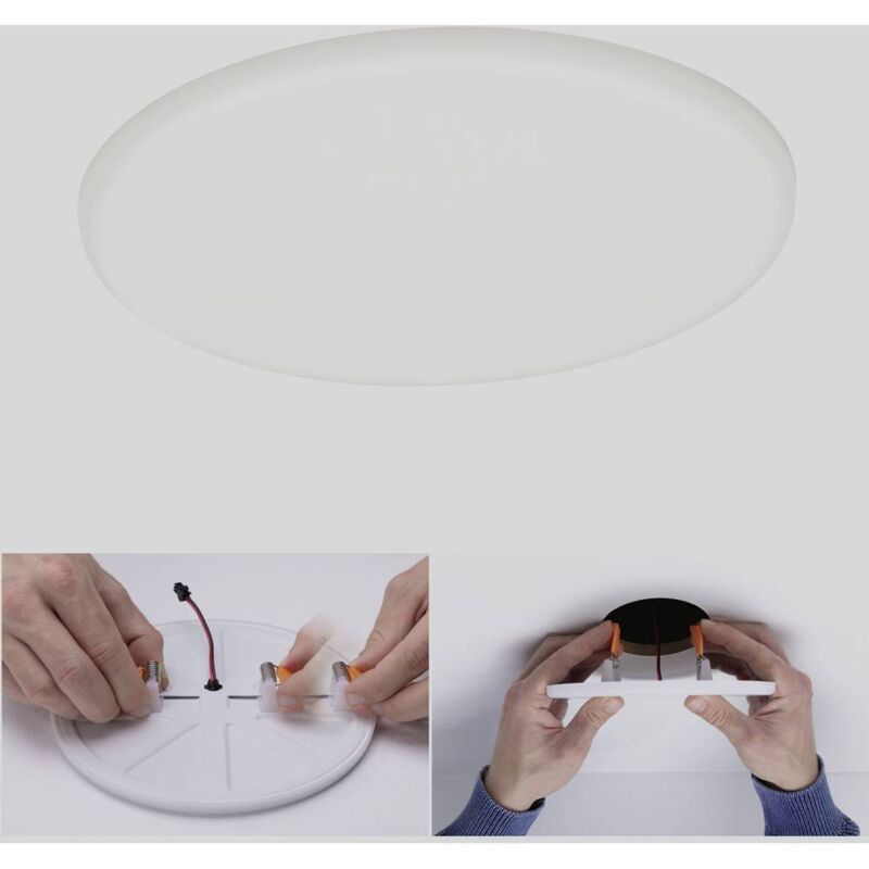 92392 eb Panel Veluna VariFit Luminaire à led encastrable 17.50 w satin - Paulmann