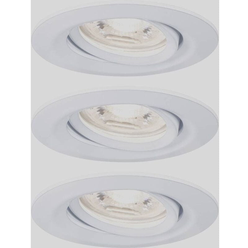 94293 ebl Nova mini Coin Luminaire à led encastrable jeu de 3 4 w blanc - Paulmann