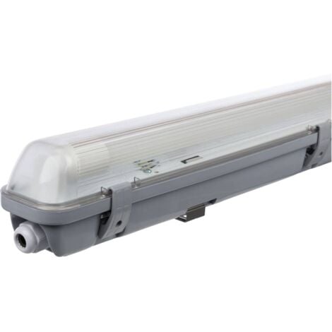 MULLER LICHT Luminaire à LED étanche Müller-Licht Aqua-Promo 1/60 grey Gen. 6 LED G13 10 W blanc neutre