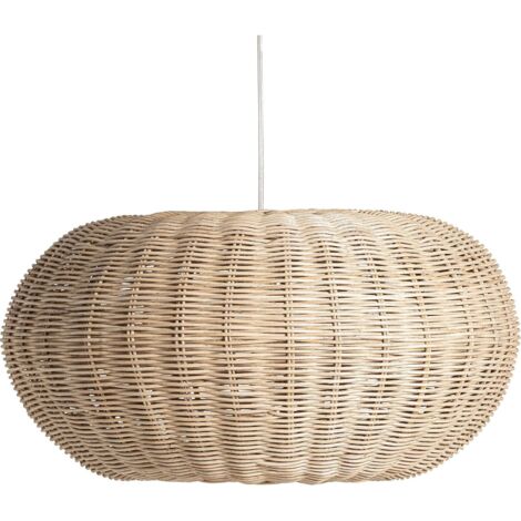 Luminaire Boho Chic en RATÁN Naturel - Ton naturel RATÁN tressé