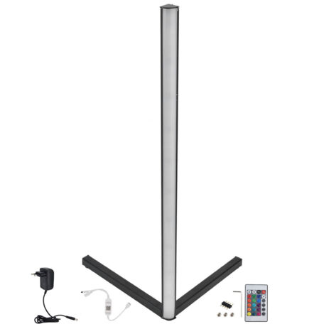 Luminaire d'angle LED 6m, 16 couleurs, télécommande, variateur d'intensité, pour chambre salon, 100‑240V prise UE