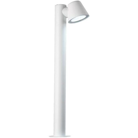 Luminaire de jardin IP44 GU10 en aluminium, design moderne Malta - Blanc