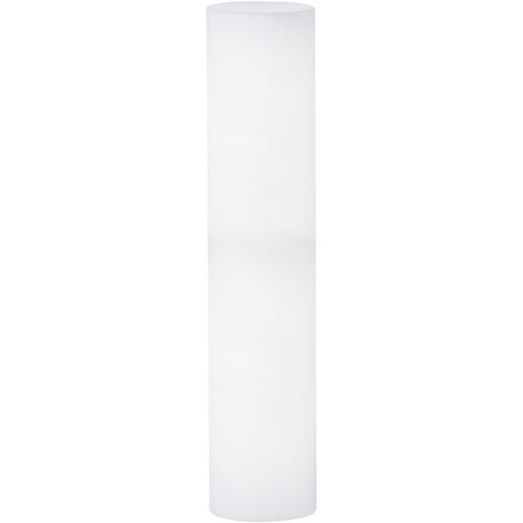 Luminaire de sol et de table CYLINDER Large IP55 E27 33W Blanc