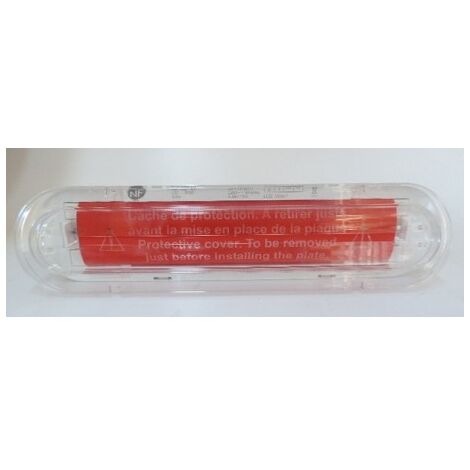 Luminaire d'évacuation encastré fluo 4W 45lm sur source centralisée transfo 48-220V DC / 230V AC IP20 LSC ARCOR2 LEGRAND 062749