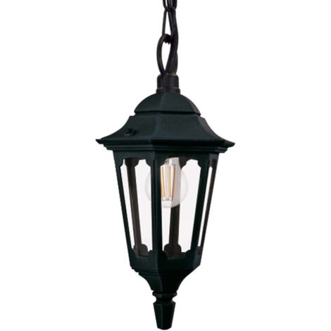 Luminaire d'extérieur suspension plafonnier plafonnier balcon aluminium H 42 cm