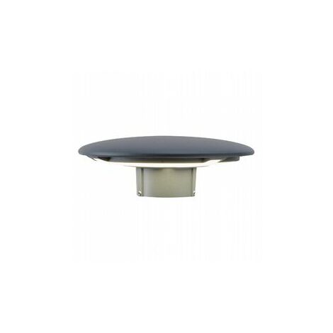 Luminaire en aluminium moulé sous pression avec diffuseur en thermoplastique opalin - 18W - 2156 lumens - Lumière naturelle - IP65 graphite